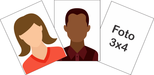 3x4 foto icon